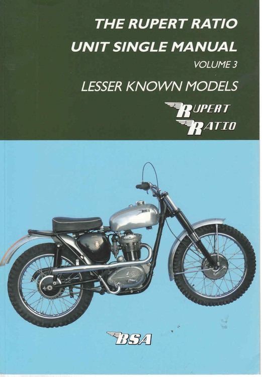 The Rupert Ratio Unit Single Manual Volume 3 : Lesser Known Models - front