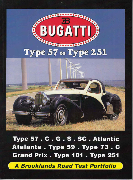 Bugatti Type 57 to Type 251 A Brooklands Road Test Portfolio - front