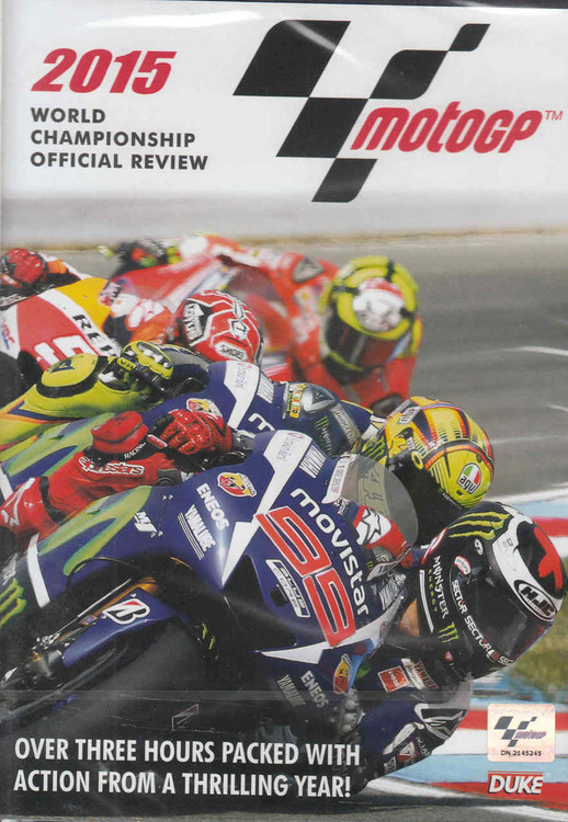 MotoGP 2015 World Championship Official Review DVD - front