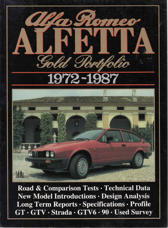 Alfa Romeo Alfetta Gold Portfolio 1972-1987