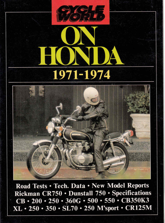 Cycle World On Honda 1971 - 1974 Road Tests (9781869826697)