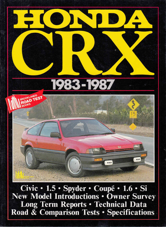 Honda CRX 1983 - 1987 Road Tests (187064204X)