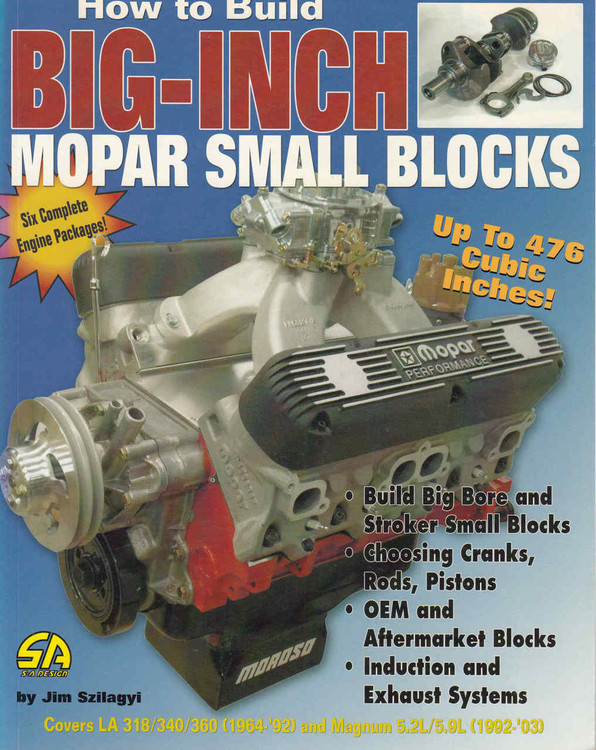 How To Build Big-Inch Mopar Small-Blocks (978193249406) - front