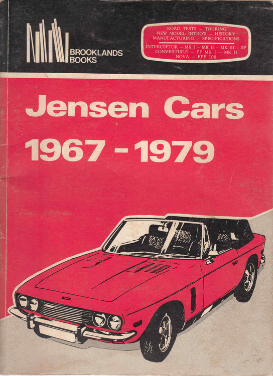 Jensen Cars 1967 - 1979 Brooklands Road Tests (9780906589878)