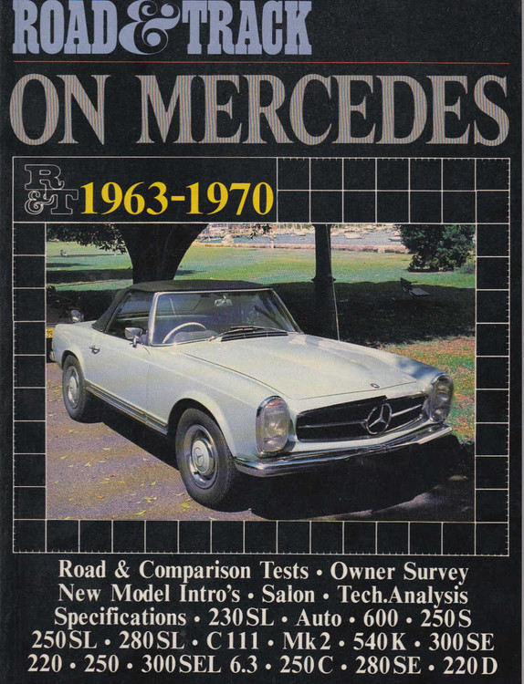 Road & Track On Mercedes 1963-1970 Road Tests (9781869826413)