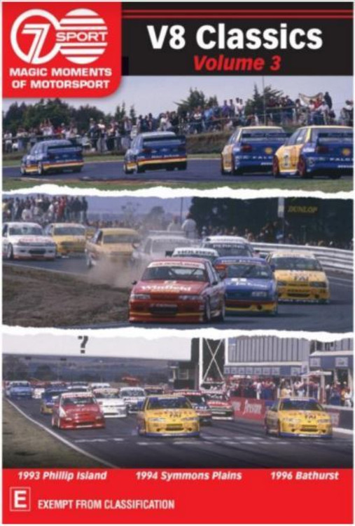 Magic Moments Of Motorsport - V8 Classics Volume 3 DVD (9340601001947)