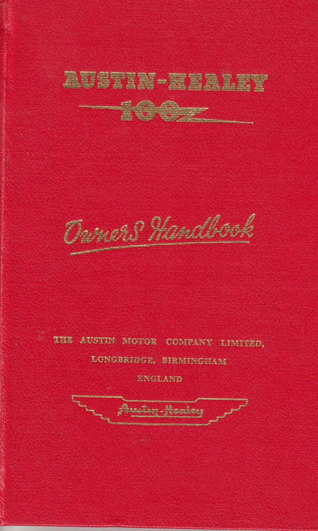 Austin-Healey 100Z Owner's Handbook (1955, Austin-Healey)