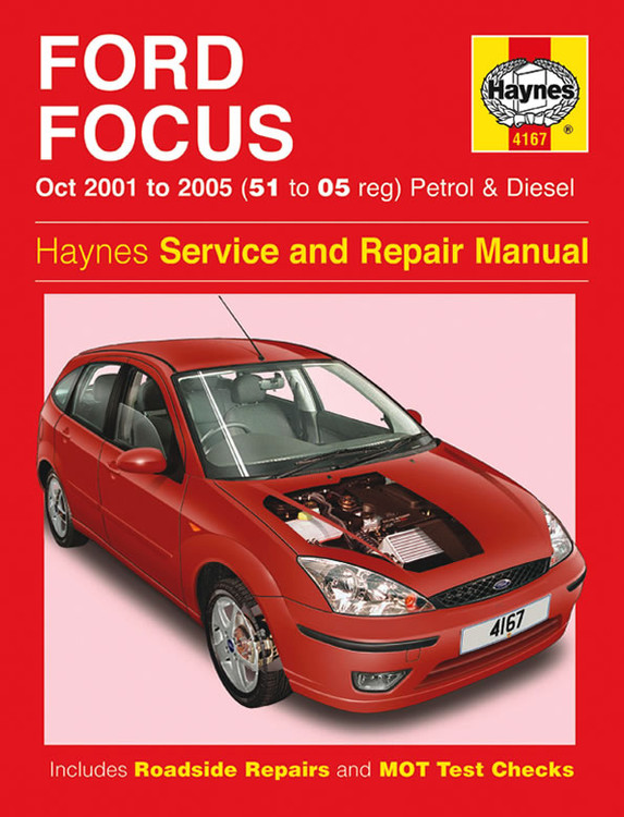 Ford Focus Petrol & Diesel (Oct 2001 - 2005) Haynes Repair Manual