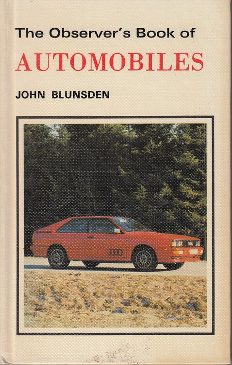 The Observer's Book of Automobiles (John Blunsden, 1981) (9780723216179)