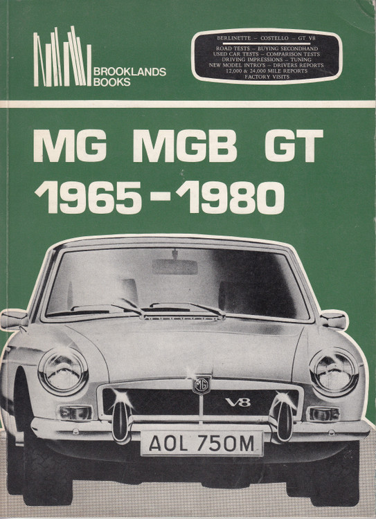 MG MGB GT 1965-1980 Road Tests (9780906589960)