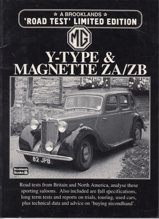 MG Y-Type & Magnette ZA/ZB Limited Edition Road Tests (9781855203471)