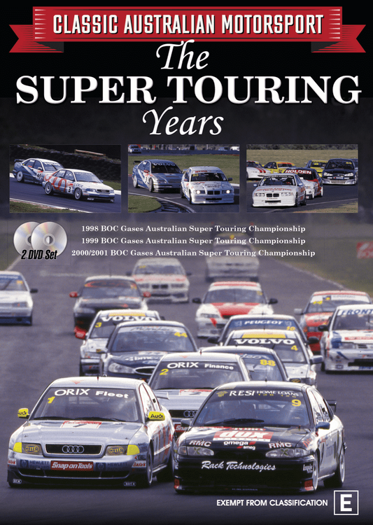 Classic Australian Motorsport Vol 5 The Super Touring Years 2 DVD Set (9340601002432)