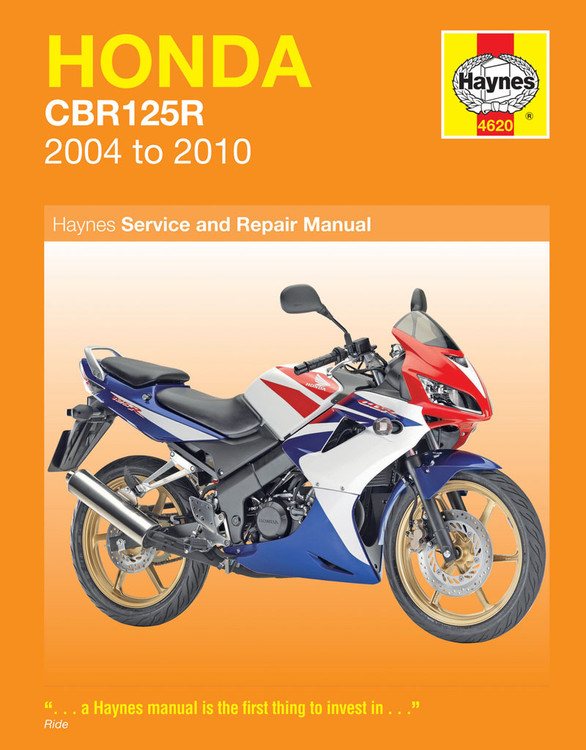 Honda CBR125R (04 - 10) Haynes Repair Manual