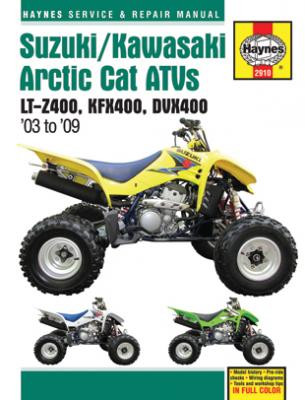 Suzuki/Kawasaki Arctic Cat ATVs (03 - 09) Haynes Repair Manual