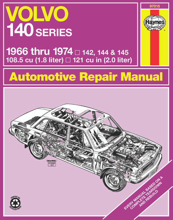 Volvo 140 Series (1966-1974) Haynes Repair Manual (USA)