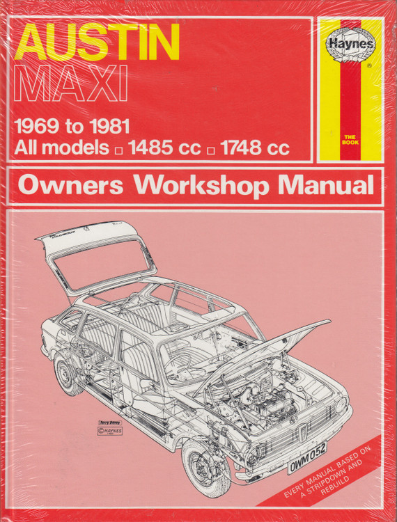 Austin Maxi 1969 to 1981 Haynes Owners Workshop Manual (9780856968921)