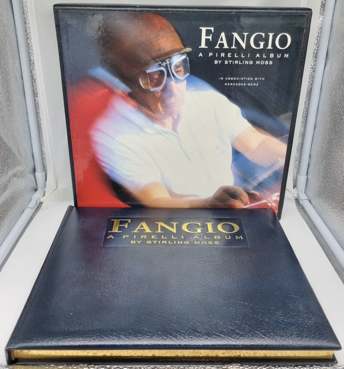 Fangio - A Pirelli Album (by Stirling Moss, Limited Edition signed by Juan-Manuel Fangio)