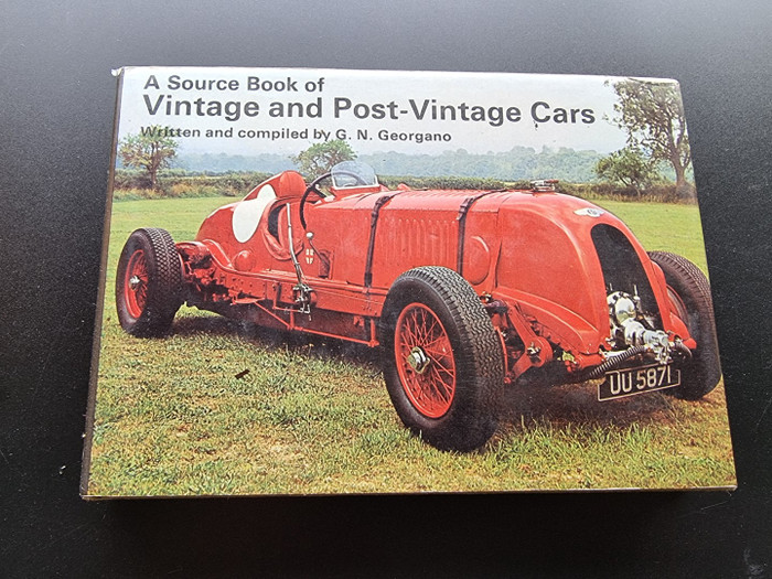 A Source Book of Vintage and Post-vintage Cars (G. N. Georgano, 1974)