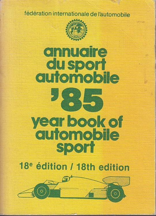 Year Book of Automobile Sport 18t Edition