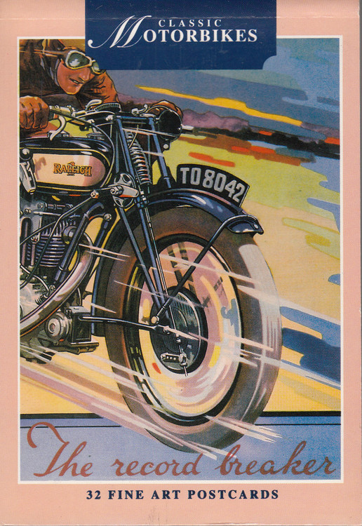 Classic Motorbikes - 32 Fine Art Postcards