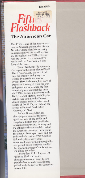 Fifties Flashback - The American Car (Dennis Adler, 1996) Fifties Flashback - The American Car (Dennis Adler, 1996)