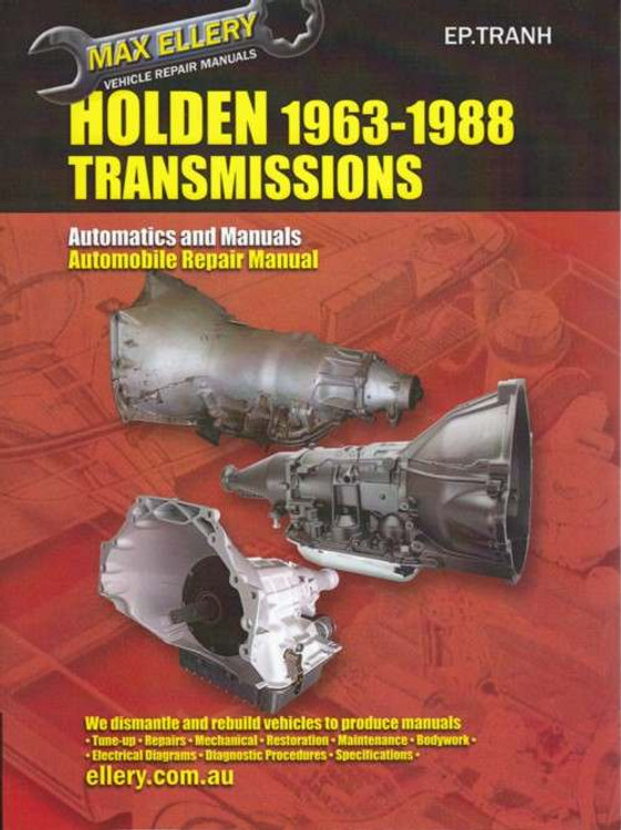 Transmission Repair Manual Holden's 1963 - 1988