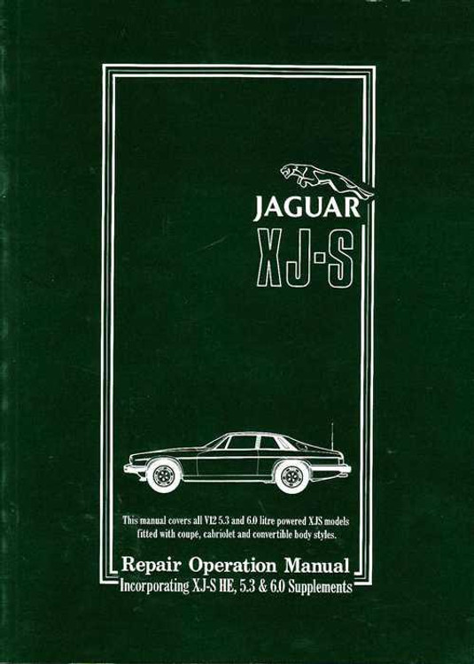 Jaguar XJ - S Workshop Manual