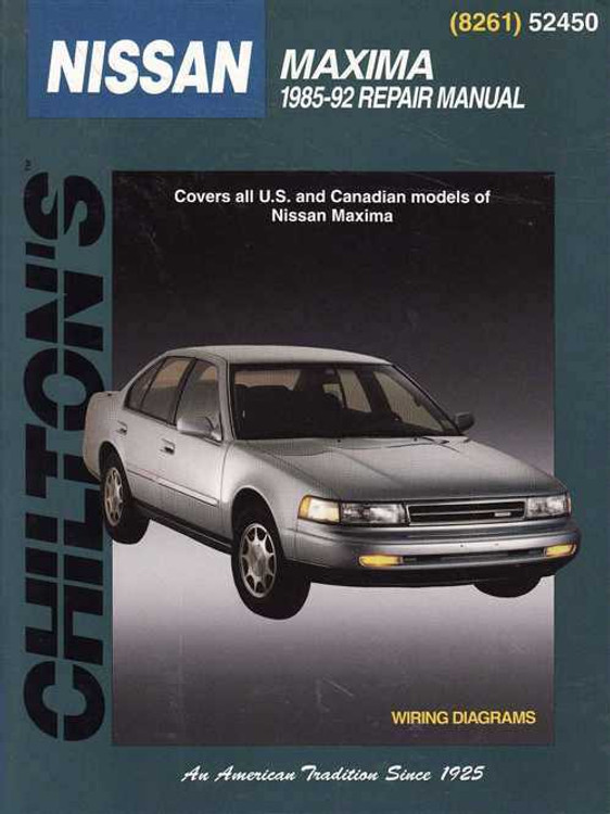 Nissan Maxima 1985 - 1992 Workshop Manual