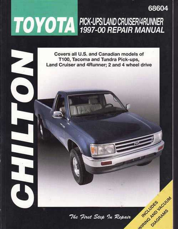 Toyota Pick-Ups / Land Cruiser / 4Runner 1997 - 2000 Workshop Manual