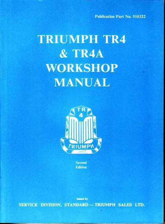 Triumph TR4 &amp; TR4A Workshop Manual