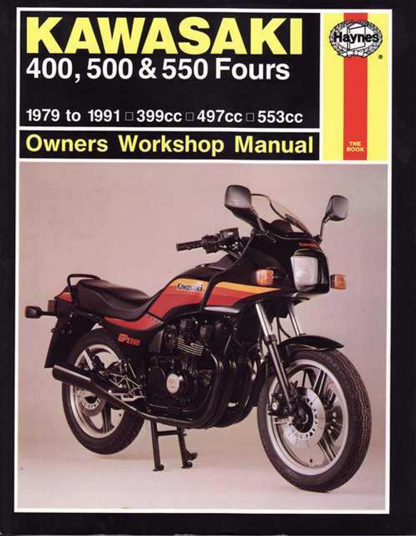 Kawasaki 400, 500 &amp; 550 Fours 1979 - 1991 Workshop Manual