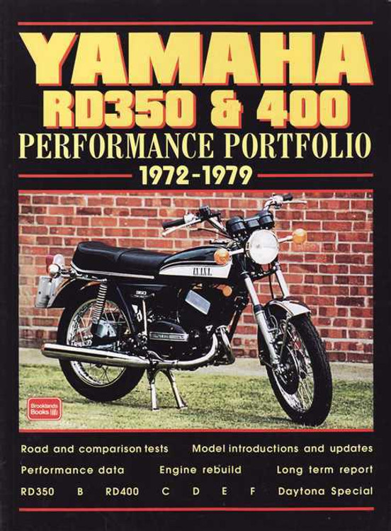 Yamaha RD350 &amp; RD400 Performance Portfolio 1972 - 1979