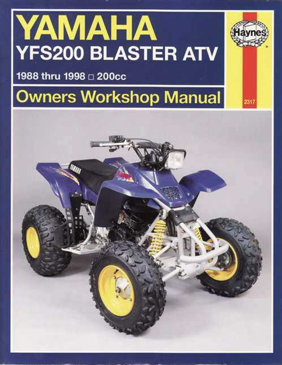 Yamaha YFS200 Blaster ATVs, 200cc 1988 - 1998 Workshop Manual