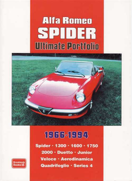 Alfa Romeo Spider Ultimate Portfolio 1966 - 1994