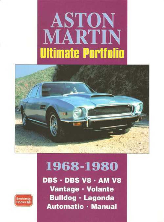 Aston Martin Ultimate Portfolio 1968 - 1980