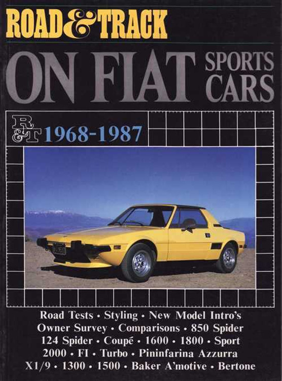 Road &amp; Track On Fiat Sports Cars 1968 - 1987