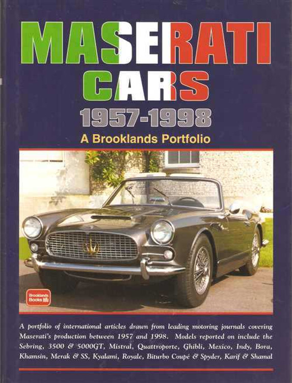 Maserati Cars: A Brooklands Portfolio  1957 - 1998