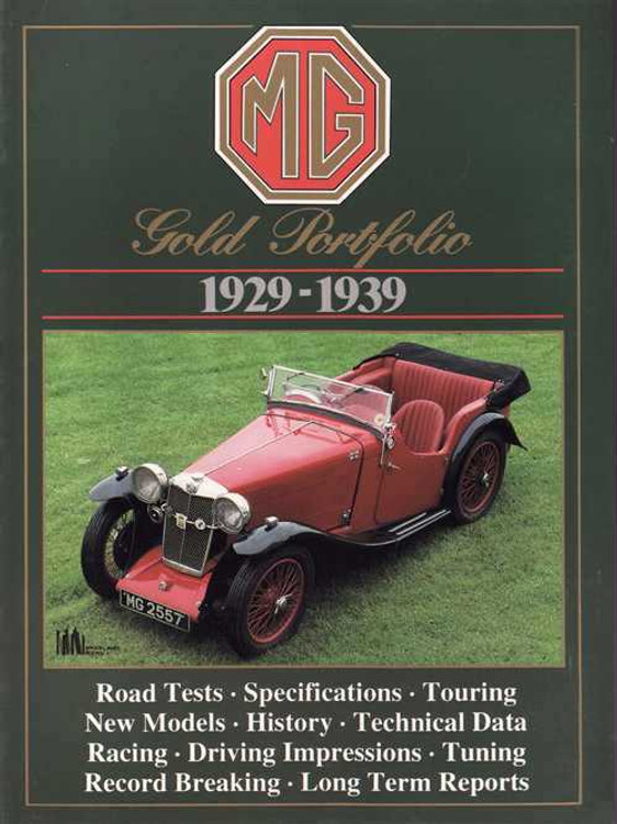 MG Gold Portfolio 1929 - 1939