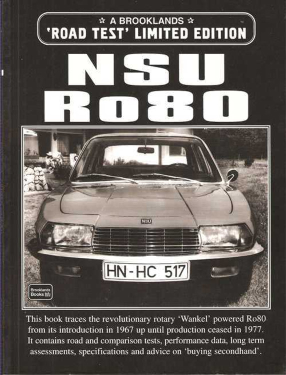 NSU Ro80 Road Test Limited Edition