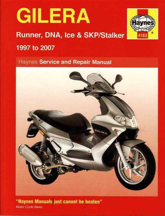 Gilera Runner, DNA, Ice and SKP/Stalker 1997 - 2007 Workshop Manual