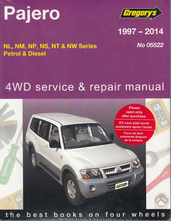Mitsubishi Pajero Nl Nm Np Ns Nt 1997 2010 Workshop Manual