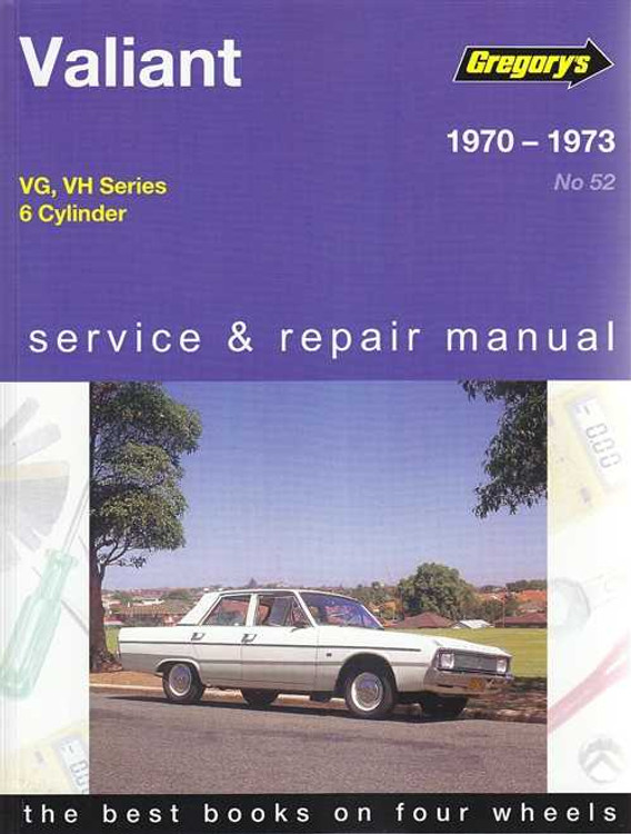 Chrysler Valiant VG, VH Series 1970 - 1973 Workshop Manual