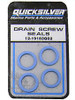 OEM MerCruiser Gearcase Drain Plug Screw Washer Blue (4 Pack) 191833 191832 19183 19183K02 19183Q02