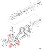 OEM Quicksilver/Mercury Bravo Shift Linkage Kit  861175A2 8M0185784