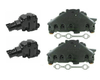 (14 Degree) Dry Joint OEM MerCruiser 4.3 V6 Exhaust Manifold and Riser Kit 864612T01 864591T02