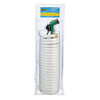 Seachoice Coiled Washdown Hose w/ Sprayer and Brass Fittings, 25 Ft., White  79691