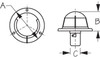 Sea-Dog Line Combination Bow Light (Round) 400150-1