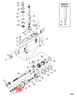 Mercury Marine 55073A2 MerCruiser Bravo Two Aft/Rear Washer