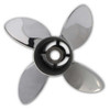 Hill Marine MerCruiser Bravo 1 Signature SL 4 Blade Stainless Steel Propeller Left Hand 15 1/4" Diameter