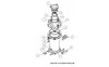 Groco Raw Water Strainer with #304 SS Basket Arg-750-S Bspp